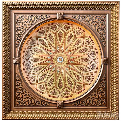 Ceiling in oriental style .Arabic Majlis Ceiling .Islamic Ceiling Eastern Set