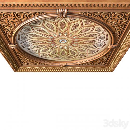 Ceiling in oriental style .Arabic Majlis Ceiling .Islamic Ceiling Eastern Set