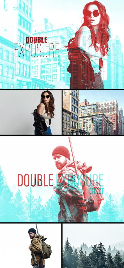 Double Exposure Effect Mockup - 383348933