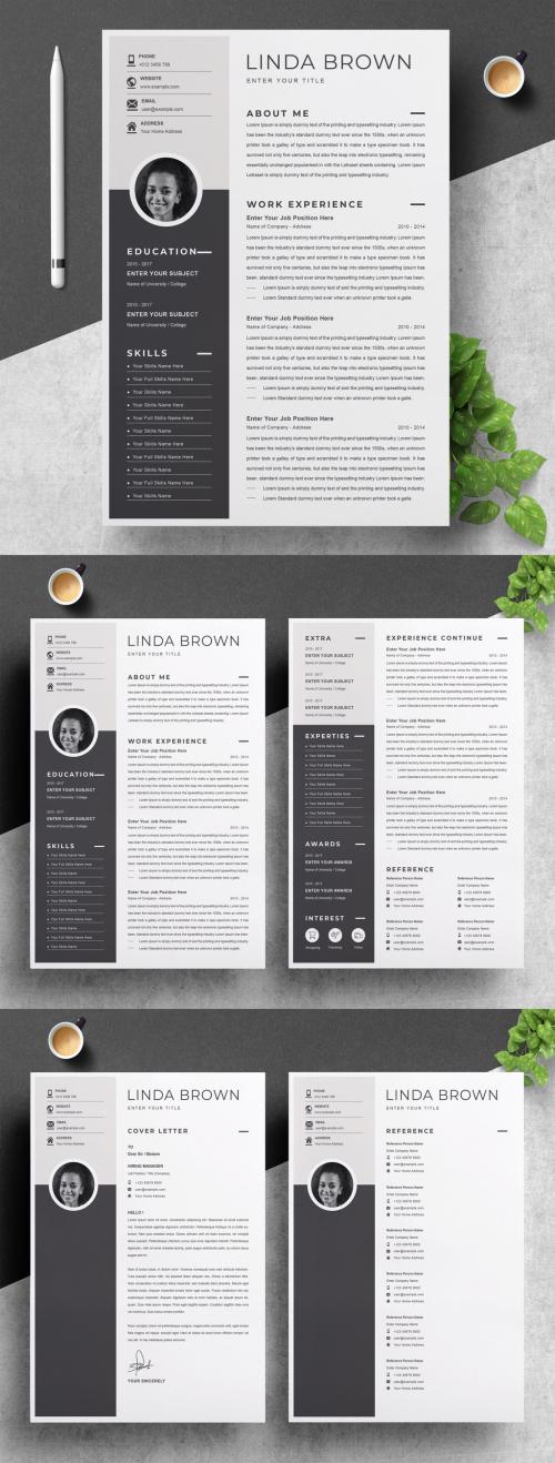 Vector Minimalist Creative Resume - 383369555