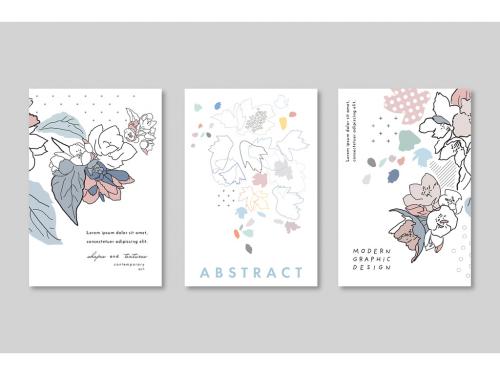 Gentle Floral Poster Layouts - 383374169