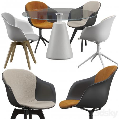 Boconcept-Adelaide chair - Madrid table set