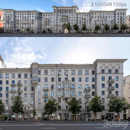 Panorama from Tverskaya street