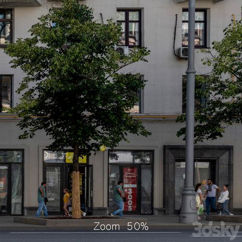 Panorama from Tverskaya street