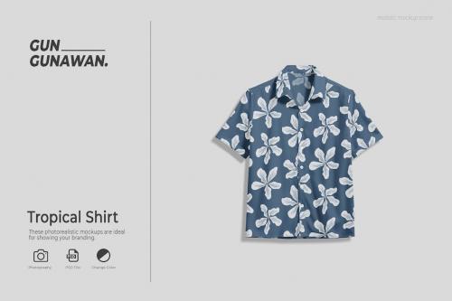 Tropical Shirt Mockup