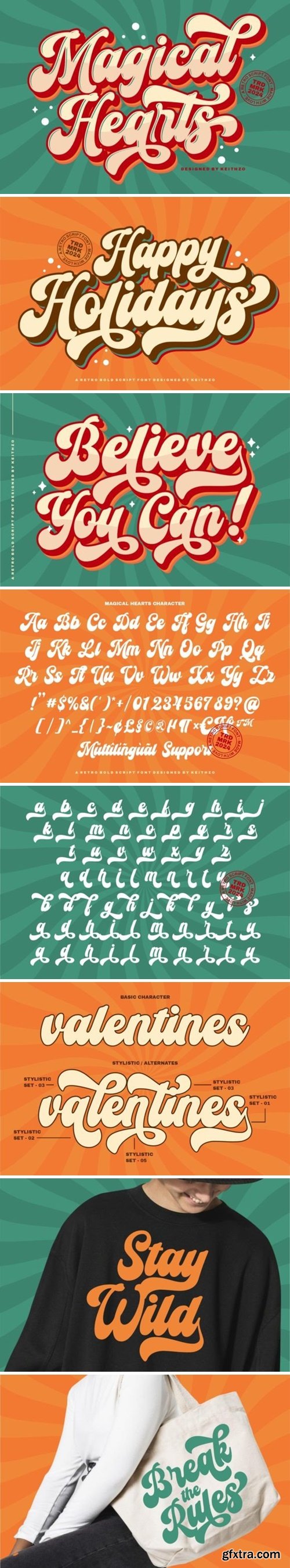 Magical Hearts Font