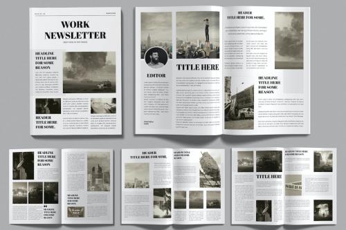 Work Newsletter Template