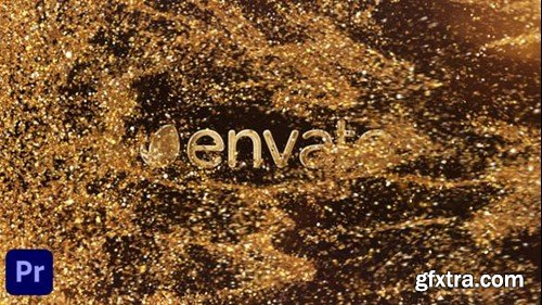 Videohive Gold Luxury Elegant Shine Blow Particles Logo 50405506