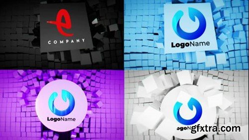 Videohive Dynamic Cubes Logo Reveal Bundle 50076966