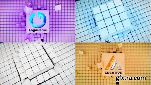 Videohive Cubes Build Up Intro 50372742