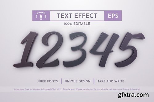 Night - Editable Text Effect, Font Style 3PZ3MLH