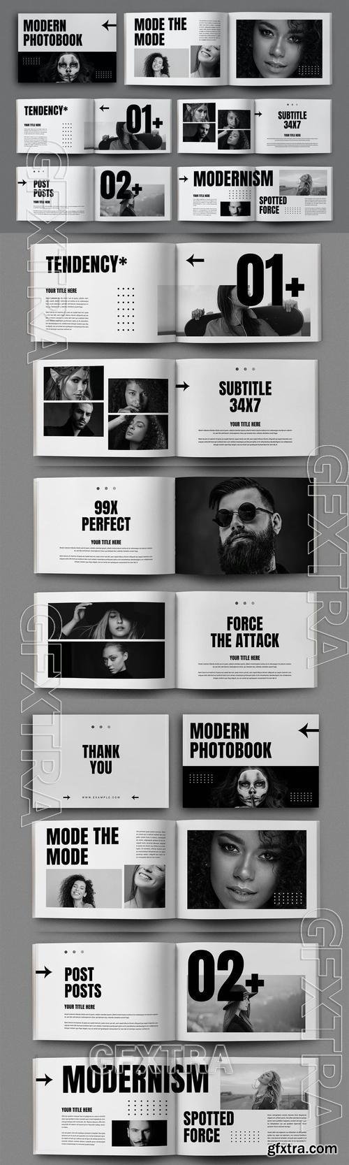 Modern Photobook Template 3V83NX7