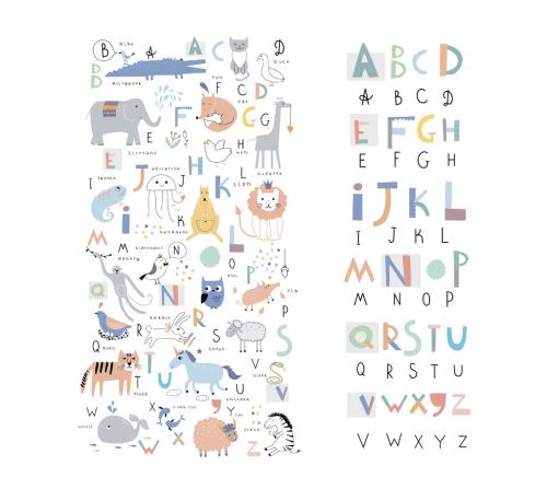 Zoo Alphabet Poster Layout - 385544943