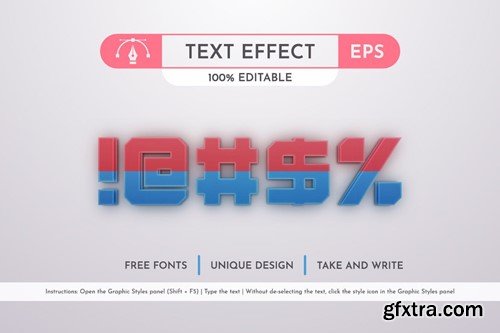 Magnet - Editable Text Effect, Font Style VZ4GUZB