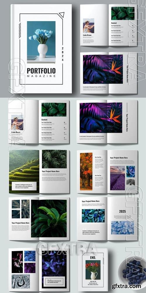 Minimal Portfolio Magazine Design BQ5ZLWX