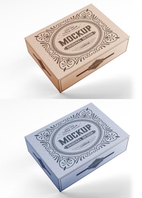 Colored Box Mockup - 385559561