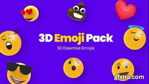 Videohive 3D Emoji Pack 50359577