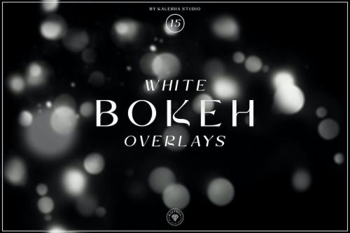 White Bokeh Overlays