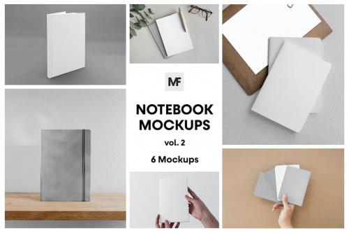 Notebook Stationery Mockups vol.02