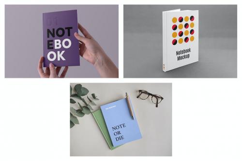 Notebook Stationery Mockups vol.02