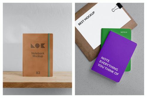 Notebook Stationery Mockups vol.02