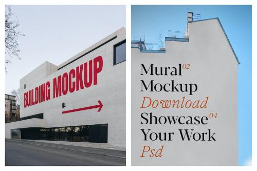 Wall Advertising Mockups vol.3