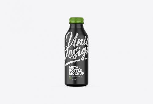 Metal Bottle Mockup