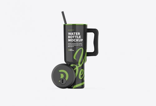 Water Bottle Mockup