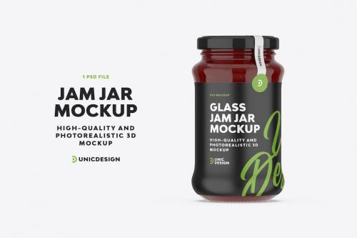 Jam Jar Mockup