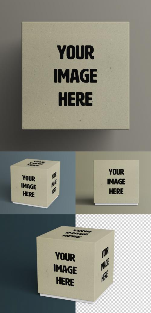 Cube Box Mockup - 386991377