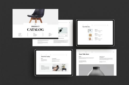 Product Catalog Brochure Landscape Template