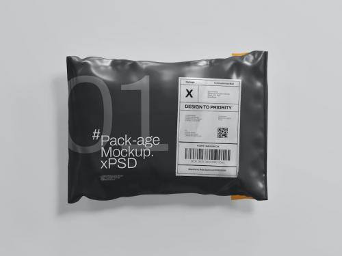 Postal Package Mockup