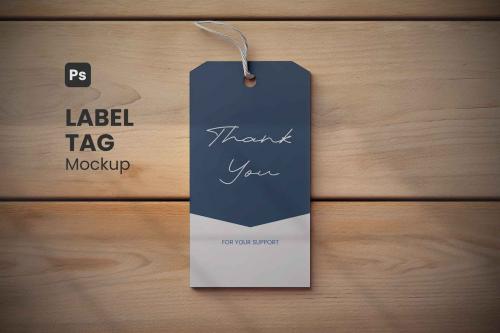 Label Tag Mockup