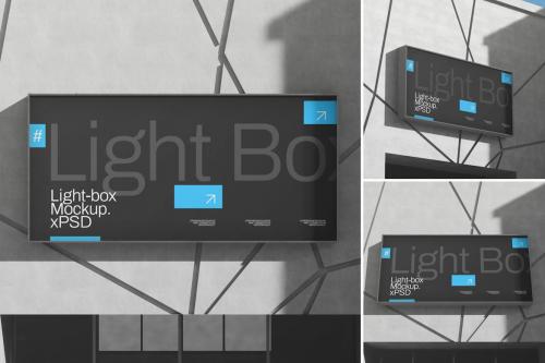 Light Box Display Mockup