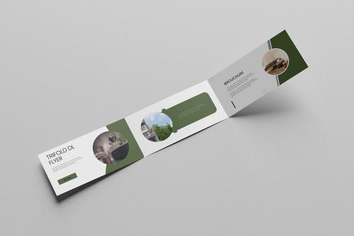 Trifold DL Flyer Mockup