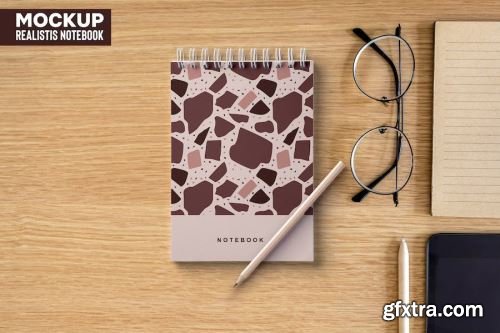 Spiral Book Mockup Design Pack 14xPSD