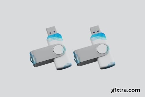 USB Mockup Design Pack 12xPSD