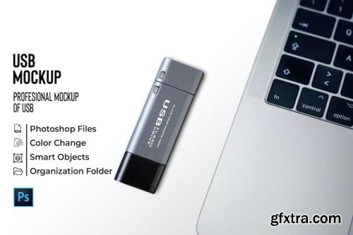 USB Mockup Design Pack 12xPSD