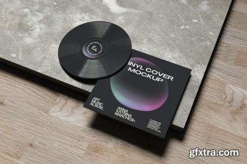 Vinyl Mockup Design Pack 13xPSD