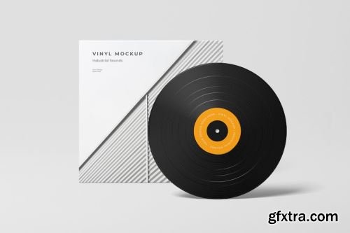 Vinyl Mockup Design Pack 13xPSD