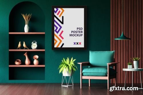 Poster and Flyer Mockup Design Pack 13xPSD