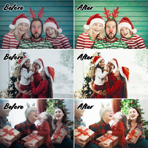 Christmas Photo Effect 
 - 388078110