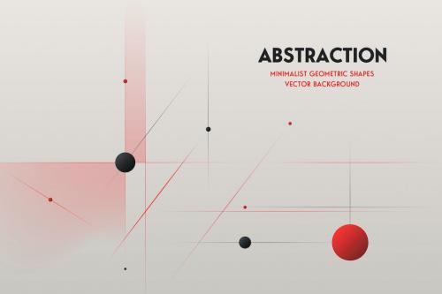 Minimalist Geometric Abstract Background