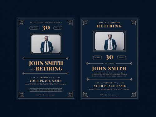 Retirement Party Invitation Layout - 388100261