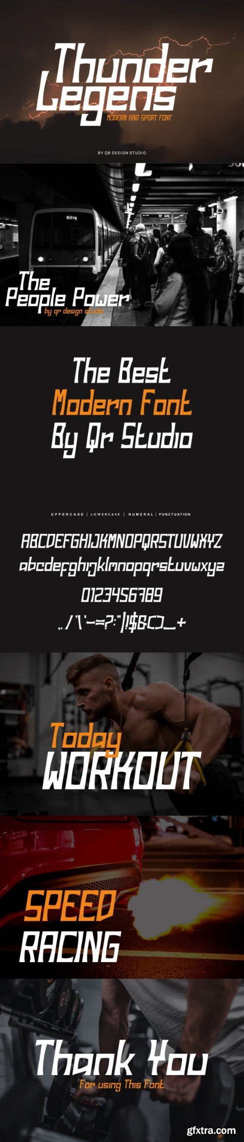 Thunder Legens Font