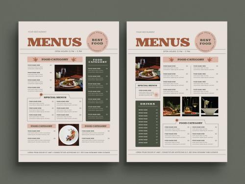 thanksgiving Menu Layout - 388100342