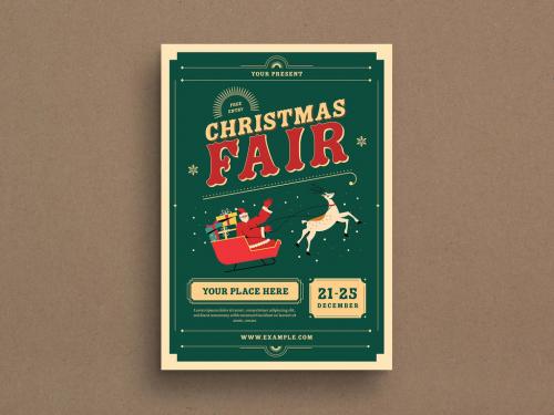 Christmas Fair Flyer Layout - 388100385