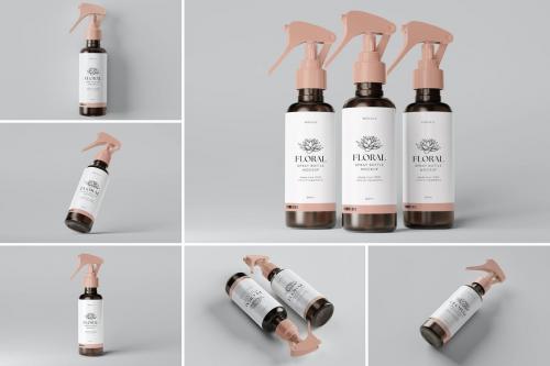 Spray Bottle Mockup