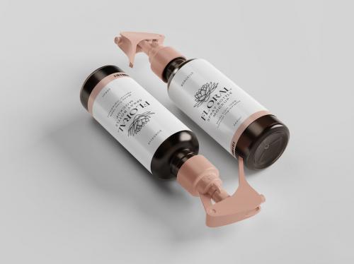 Spray Bottle Mockup