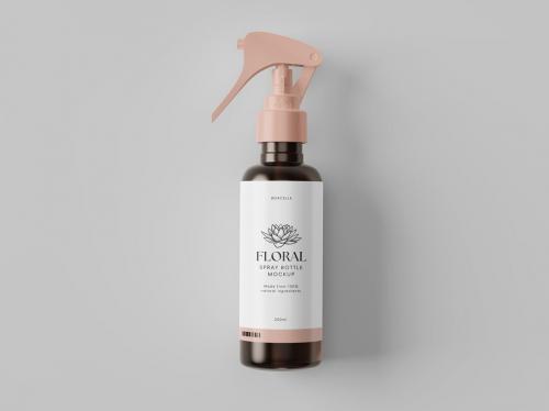 Spray Bottle Mockup